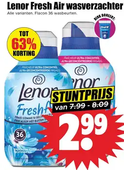Dirk Lenor Fresh Air wasverzachter aanbieding