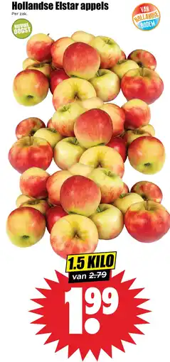 Dirk Hollandse Elstar appels aanbieding