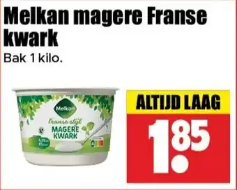 Dirk Melkan magere Franse kwark aanbieding