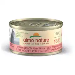Pets Place Almo Nature Hfc Kitten Complete - Kattenvoer - Zalm Tonijn 70 g aanbieding