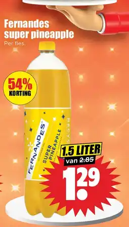 Dirk Fernandes super pineapple aanbieding