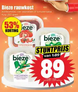 Dirk Bieze rauwkost aanbieding