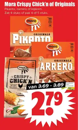Dirk Mora Crispy Chick'n of Originals aanbieding