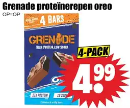 Dirk Grenade proteïnerepen oreo aanbieding