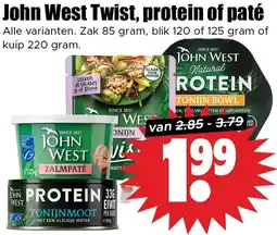 Dirk John West Twist, protein of paté aanbieding