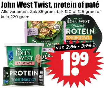 Dirk John West Twist, protein of paté aanbieding