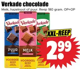 Dirk Verkade chocolade aanbieding