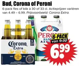 Dirk Bud, Corona of Peroni aanbieding