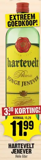 Dirk Hartevelt jenever aanbieding