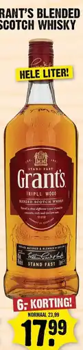 Dirk Grant's blended vodka scotch aanbieding