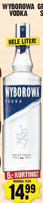Dirk Wyborowa vodka aanbieding