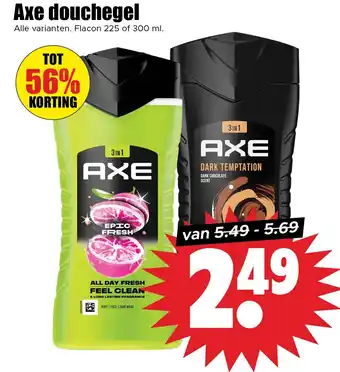 Dirk Axe douchegel aanbieding