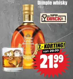 Dirk Dimple whisky aanbieding