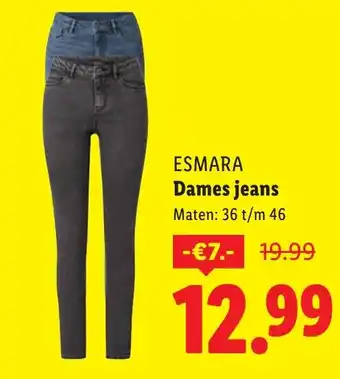 Lidl ESMARA Dames jeans aanbieding