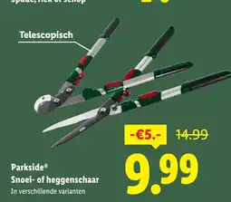 Lidl Parkside Snoei of heggenschaar aanbieding