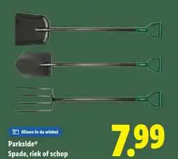 Lidl Parkside Spade, riek of schop aanbieding