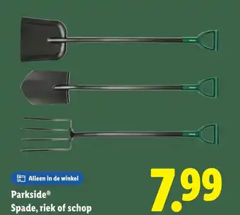 Lidl Parkside Spade, riek of schop aanbieding