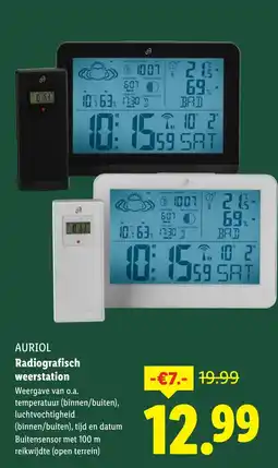 Lidl AURIOL Radiografisch weerstation aanbieding