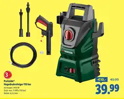 Lidl Parkside Hogedrukreiniger 110 bar aanbieding