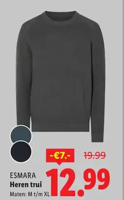 Lidl ESMARA Heren trui aanbieding