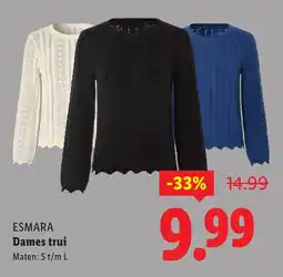 Lidl ESMARA Dames trui aanbieding