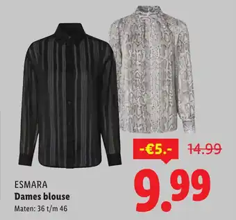 Lidl ESMARA Dames blouse aanbieding