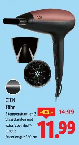Lidl CIEN Föhn aanbieding