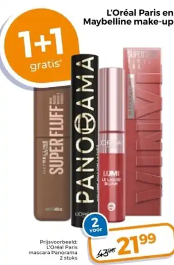 Trekpleister L'Oréal Paris en Maybelline make-up aanbieding