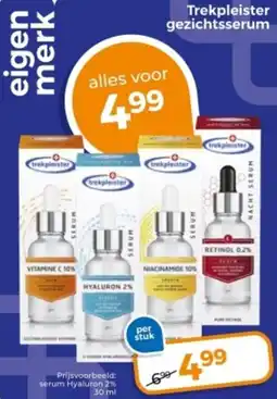 Trekpleister Trekpleister gezichtsserum aanbieding