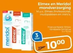 Trekpleister Elmex en Meridol mondverzorging aanbieding