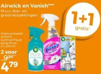 Trekpleister Airwick en Vanish aanbieding