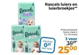Trekpleister Rascals luiers en luierbroekjes aanbieding
