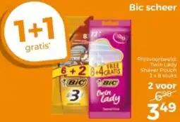 Trekpleister Bic scheer aanbieding