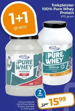 Trekpleister Trekpleister 100% Pure Whey Protein aanbieding