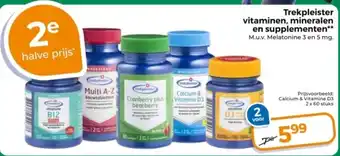 Trekpleister Trekpleister vitaminen, mineralen en supplementen aanbieding