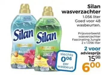 Trekpleister Silan wasverzachter aanbieding