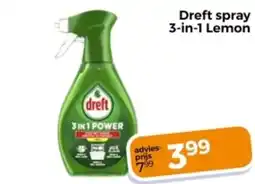 Trekpleister Dreft spray 3-in-1 Lemon aanbieding