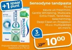 Trekpleister Sensodyne tandpasta aanbieding