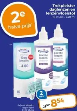 Trekpleister Trekpleister daglenzen en lenzenvloeistof aanbieding