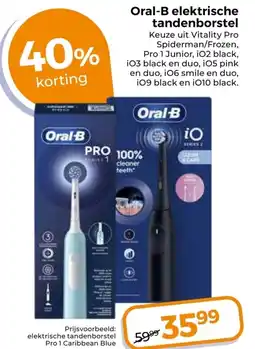 Trekpleister Oral-B elektrische tandenborstel aanbieding