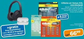 Trekpleister Gillette en Venus XXL voordeelpak aanbieding