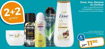Trekpleister Dove, Axe, Rexona en Zwitsal aanbieding