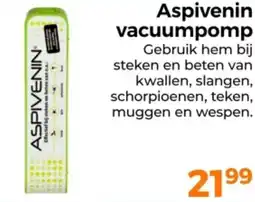Trekpleister Aspivenin vacuumpomp aanbieding