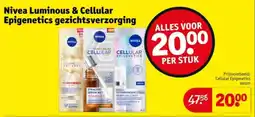 Kruidvat Nivea Luminous & Cellular Epigenetics gezichtsverzorging aanbieding
