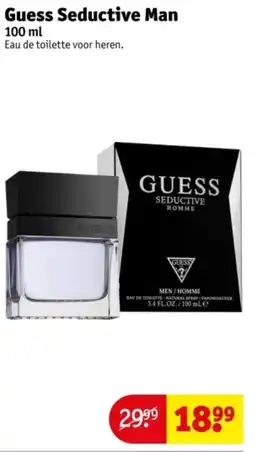 Kruidvat Guess Seductive Man aanbieding