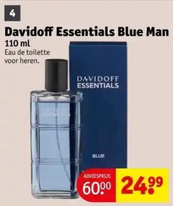 Kruidvat Davidoff Essentials Blue Man aanbieding