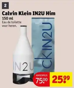 Kruidvat Calvin Klein IN2U Him aanbieding