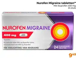 Trekpleister Nurofen Migraine tabletten aanbieding