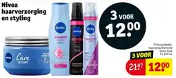 Kruidvat Nivea haarverzorging en Styling aanbieding