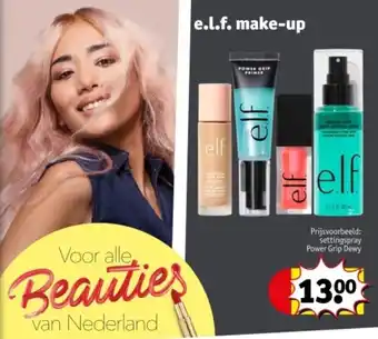 Kruidvat e.l.f. make-up aanbieding